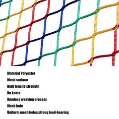 Multicolor Safety Rope Net for , Climbing Net for Outdoor, Balcony & Playgrou…