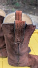 🚨Lucchese Kemo Sabe Handmade Brown Suede Cowboy Boots Men’s US 12 GD9323