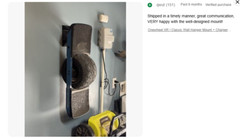 FREE SHIP! Onewheel XR / Classic Wall Hanger Mount + Charger Holder Version 2