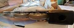 Spark 84 W Rollerblades Size 9 Silver/Blue New With Tags In Box