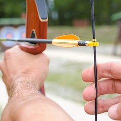 Archery Bow String Nocking Points Buckle Clips for Compound & Recurve Bow