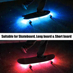 LED Skateboard Light, Remote Control Skateboard Light, Longboard Light,Shortboar