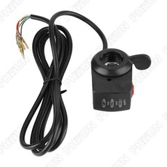 6.5» 36V LED Twist Throttle Thumb Control Set For E-bike Electric Bike Scooter