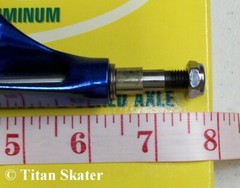 TITAN TI-BAR 5.0 Skateboard Trucks with GRIND BAR INSERTS (1 Pair) NOS CLEARANCE