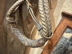 Vintage Handmade Horse Hackamore ( Bosal &Headstall) Two Rein