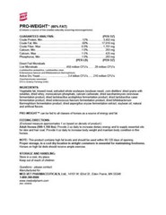 MVP – Pro-Weight (Meal)
