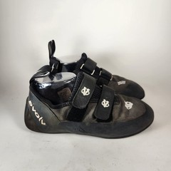 EVOLV Men’s Eco-Trax Vtr3d Climbing Shoe 8.5 EU 41.5 Black 2 Straps Outdoors