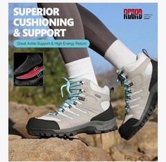 R CORD Hiking Boots Women Waterproof Womens Hiking Boots Comfortable 8 NEW