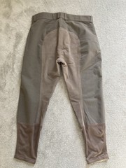 Ovation Pants Womens 34 R Brown Colorblock Full Seat Breeches Equestrian Riding