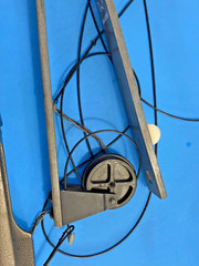 VTG OUTERS ASTRO BLAZER COMPOUND BOW RH ARCHERY PARTS UNASSEMBLED 45-60# EXC 29”