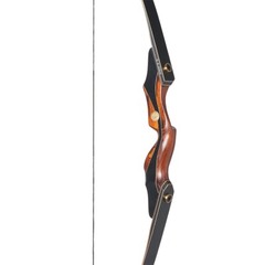 60″ Archery Wooden Takedown Recurve Bow and Arrow Kit for Adult Outdoor Hunting