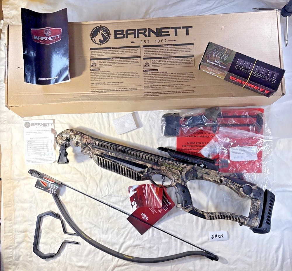 NEW Whitetail Hunter STR Crossbow w/4×32 Scope Mossy Oak Camouflage 64S12