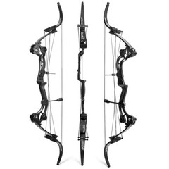 40-55lbs Recurve Bow Kit Hunting Fishing 320FPS Archery Adult Target Shooting