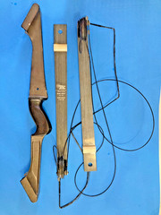 VTG OUTERS ASTRO BLAZER COMPOUND BOW RH ARCHERY PARTS UNASSEMBLED 45-60# EXC 29”