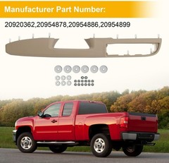 80994 Front Left Driver Side Armrest Repair Kit Fit for Chevy Silverado Suburban