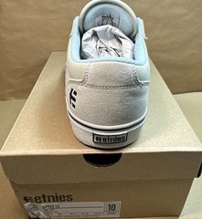 ETNIES BARGE LS Skateboard Skate Shoes Men’s 10 Tan/Navy New In Box!