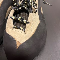 La Sportiva TC Pro Rock Climbing Shoes Mens EU 42.5 US 9.5 Tan Black Vibram
