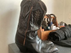 Tony Lama Wingtip Style J2830 Cowboy Boots