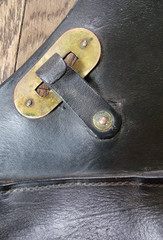 WWI UNITED STATES CALVALRY LEATHER SADDLE BAGS EXTRAORDINARY CONDITION BY LONG