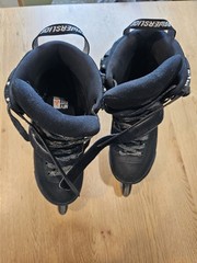 Powerslide Swell PS Triple Black 110 Inline Skates Trinity Sizes M9, W10 Used