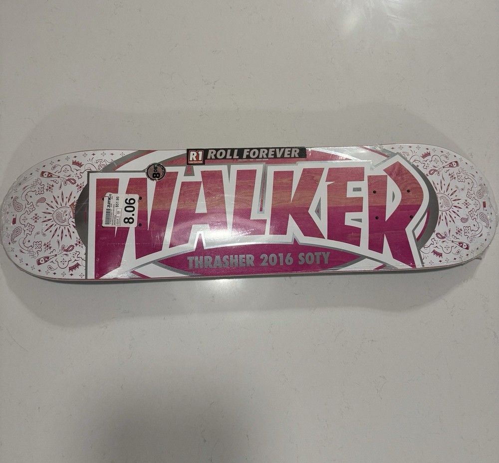 Kyle Walker Real Skateboard Deck Thrasher Skater Of The Year SOTY 2016