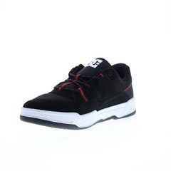 DC Construct ADYS100822-KHO Mens Black Nubuck Skate Inspired Sneakers Shoes