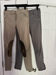 2 Pairs Of The Tailored Sportsman Trophy Hunter Breeches. Size 26. Made In USA
