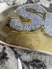 SUPREME SS13 GOLD BLING DECK NEW Skateboard World Famous Gold / Natural Top
