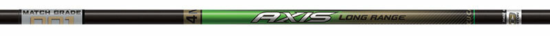 4 MM AXIS LONG RANGE MATCH GRADE ARROWS w/ 55 GR. HALFOUTS 1/2 DZ PK