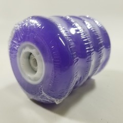 Luminous PURPLE 80mm 85A LED Light Up Inline Skates Wheels (4 Pack)