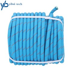 1/2in × 125ft Double Braided Polyester Rope Breaking Strength 8400 Pounds Blue