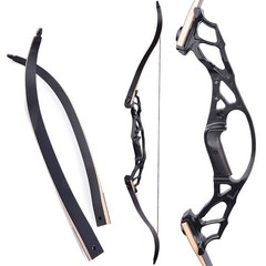 62″ 30-60lbs Takedown Recurve Bow Archery Aluminum Riser Bow Hunting Target