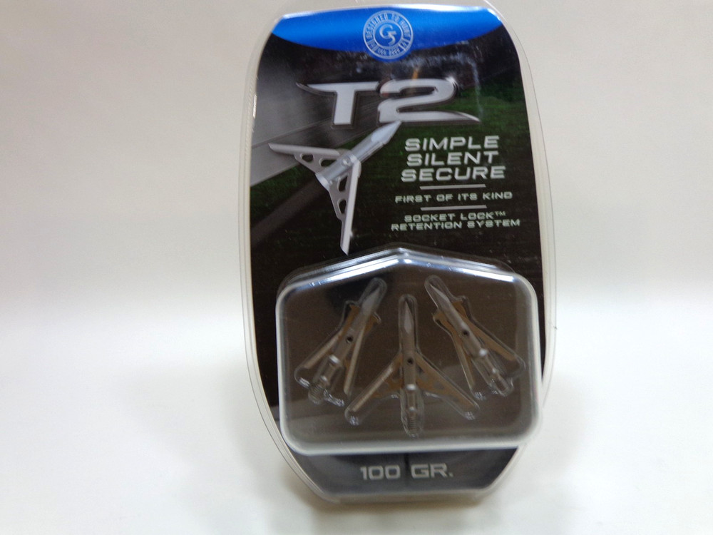 G5 Outdoors Broadheads 100 grain T2 Socket Lock 740