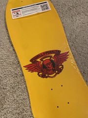 Powell Peralta 80s Reissue Ripper Skateboard Deck Gold Bones Brigade