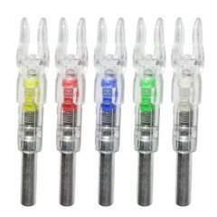 3/6/12Pcs Automatic LED Lighted Nocks Archery Arrows ID 6.2mm Arrow Nock Tail