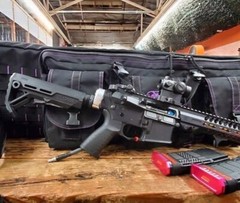 Airsoft AEG KRYTAC M4 CNC Machined Aluminum Sharpshooter Drop Stock Adapter