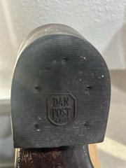 Vintage Rare Dan Post Western Leather Fancy Boots 8 1/2 EW Free Shipping