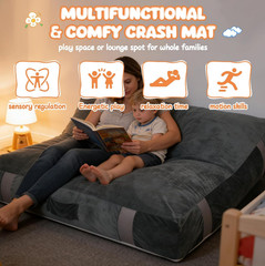 Sensory Crash Pad for Kids Autism Therapy Mat Foam Crash Pad 4×4 Ft Soft Play Ma