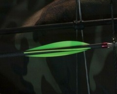 Glow-in-the-Dark archery vanes – 5 sizes, awesome styles! (36 ct)
