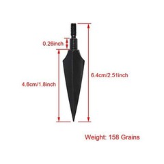 12/24Pcs 150 Grain Arrowheads Broadheads Screw Tip Points Bow Crossbow Hunting