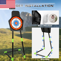 Bow and Arrow Set for Kids, 2 Pack LED Light up Archery Set with 20 Suction Cup