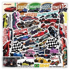 25Pcs Random F1 Racing Car Sport Cars Cartoon Waterproof Stickers