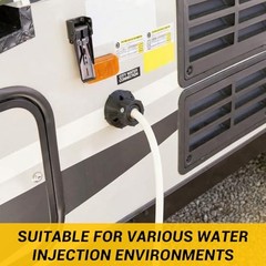 RV Water Fill Adapter, Fresh Water Tank Hose Adapter for Travel Trailer &