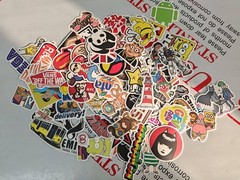 US 100pcs Skateboard Stickers Bomb Vinyl Laptop waterbottle Luggage Decals Dope