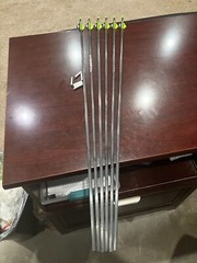 6 PSE ARCHERY Sniper 300 Blazer Vanes Full Length Nocks & Inserts Included