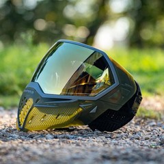 Empire EVS Thermal Paintball Goggles Mask – Crystal Clear Olive ICE w/ Gold lens