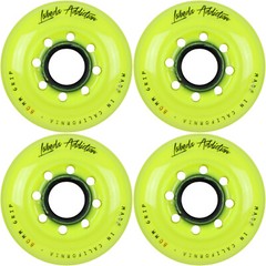 Labeda Inline Roller Hockey Skate Wheels Addiction Yellow 80mm SET OF 4