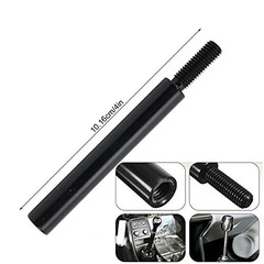 Shift Knob Extender, Aluminum Alloy 5in Shift Knob Extension Manual Gear