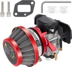 15mm Carburetor Upgrade Kit Air Filter Set Compatible with 2 Stroke 43cc 47cc…