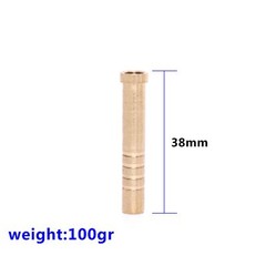 12Pcs Archery 50/100 Grain Copper Arrow Weight Inserts Base ID 6.2mm Hunting